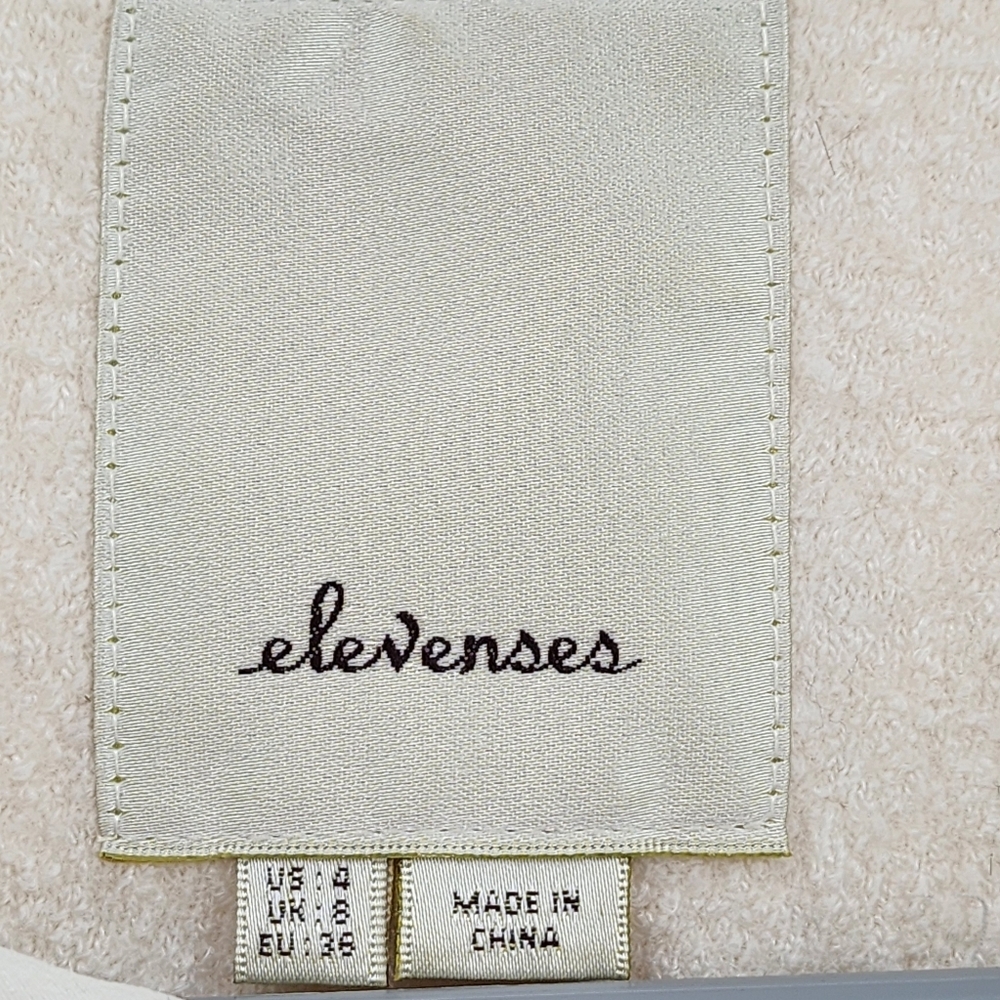 Elevenses by Anthropologie Women's Wool Blend Peplum Jacket - 4 - Picture 6 of 8
